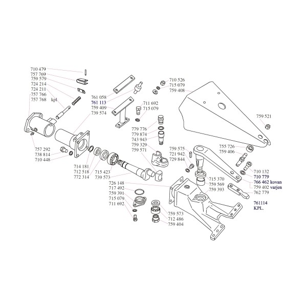 MEHANIZEM GREBENA M80 V OLJU