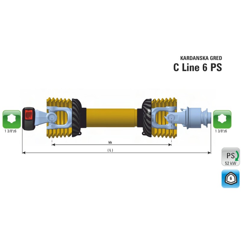 KARDAN C6 PS KK1010(1310)